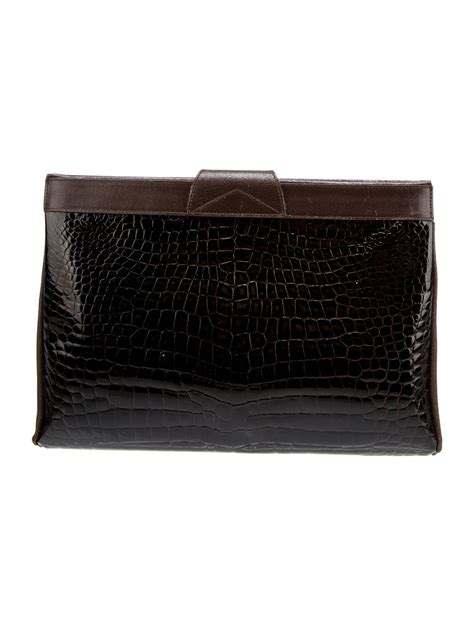 fendi clutch mens|fendi crocodile vintage clutch.